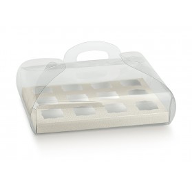 TORTINA+FONDO pelle bianco 245x180x95