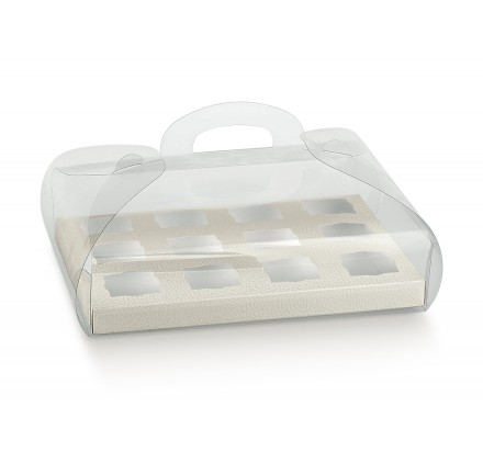 TORTINA+FONDO pelle bianco 245x180x95