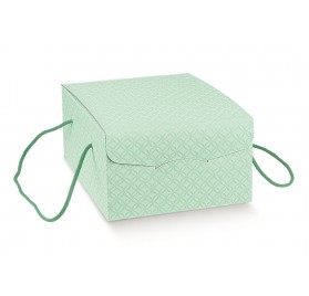 SEGRETO c/cordini matelasse verdino 270x210x120