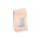 SACCHETTO c/finestra tela rosa 170x70x235