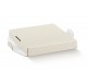 PELLE BIANCO fondo astucio 180x180x30