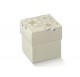 F/C fiore ricamato 50x50x50