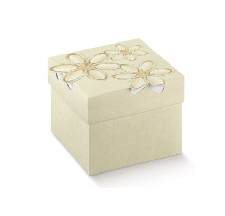 F/C fiore ricamato 90x90x90