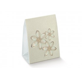 Vela fiore ricamato 70x40x85