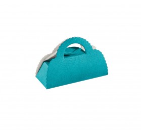 BORSA CLIP seta bluette 100x40x68