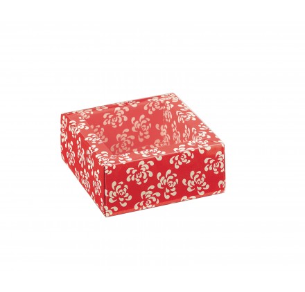 QUADRETTO+FASCETTA in corallo 60x60x32