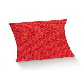 BUSTA 100X100X35 LINO ROSSO