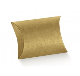 BUSTA 100X100X35 SFERE ORO