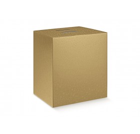 CUBOTTO 330X250X350 SFERE ORO