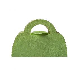 Box for gift - BORSA C.100X40X68 SETA VERDI