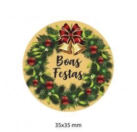 Etiqueta Autocolante de Natal 11
